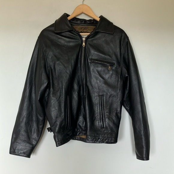 Wilsons Leather Black Jacket for Men - Picture 2 of 9